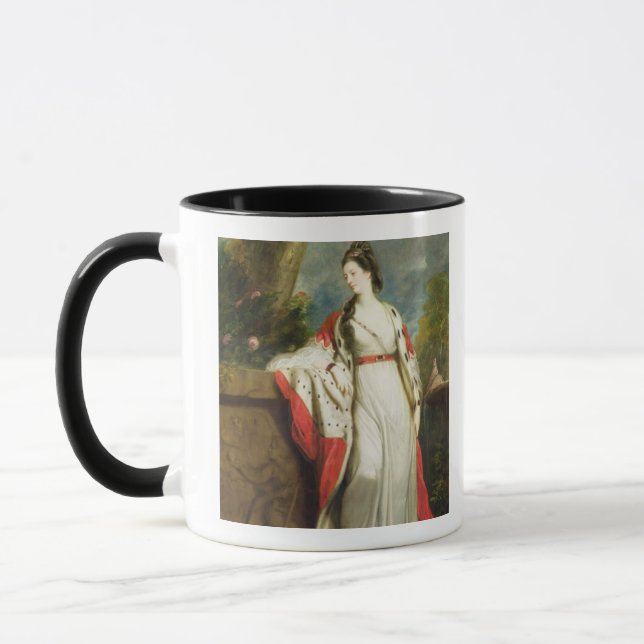 Elizabeth Gunning, hertiginna av Hamilton och Mugg (Vänster)