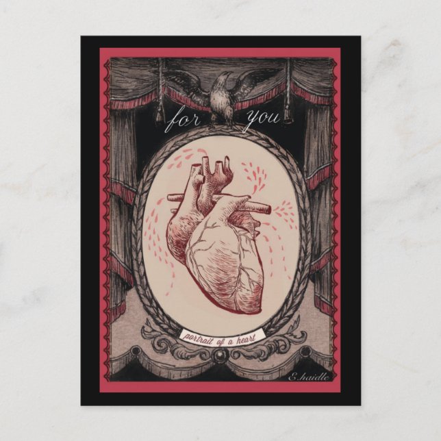 Elizabeth Haidles My Heart: For You Vykort (Framsida)