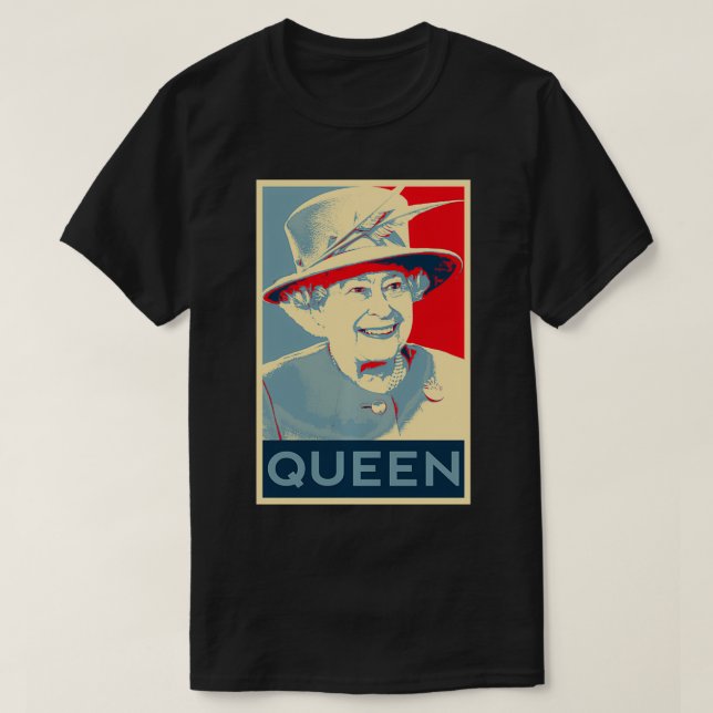Elizabeth Her Royal Highness Queen of England Pull T Shirt (Design framsida)