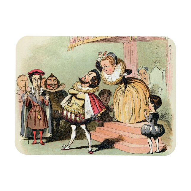 Elizabeth I (1533-1603): med Robert Devereux, andr Magnet (Horisontell)