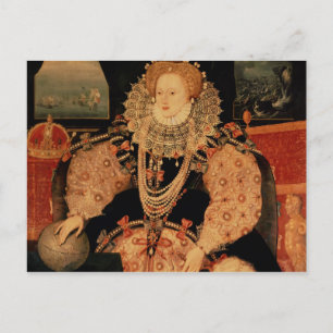 Elizabeth I, Armada porträtt, 1588 Vykort