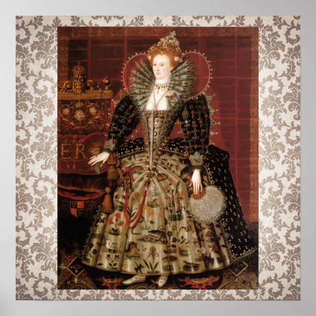 Elizabeth I c 1599 Poster (Framsidan)