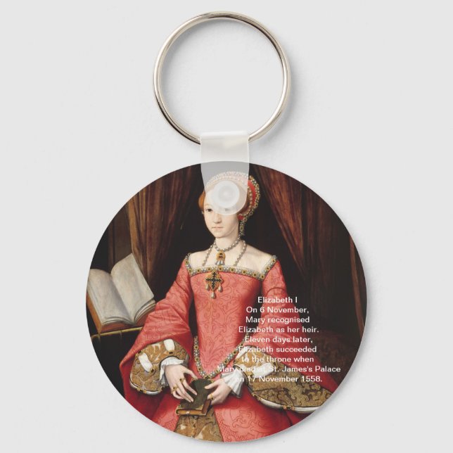 Elizabeth I Keychain Nyckelring (Framsida)