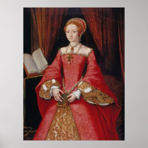 Elizabeth I när prinsessan William Scrots