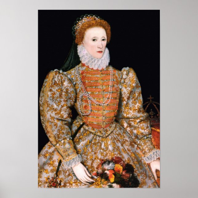Elizabeth I of England (The Darnley Porträtt) Poster (Framsidan)