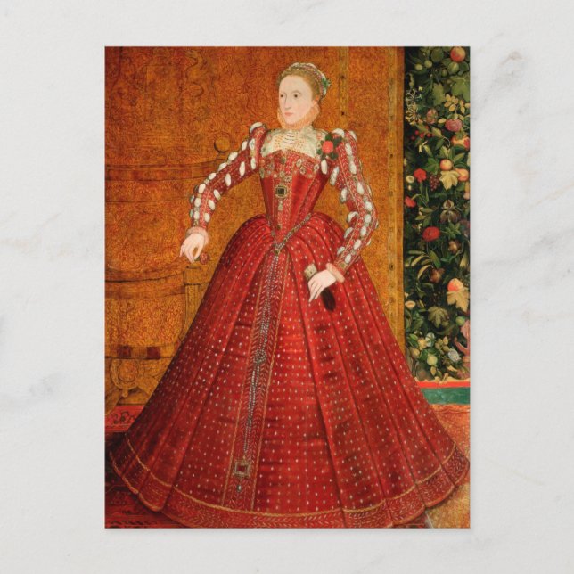 Elizabeth I of England (The "Hampden Porträtt") Vykort (Framsida)