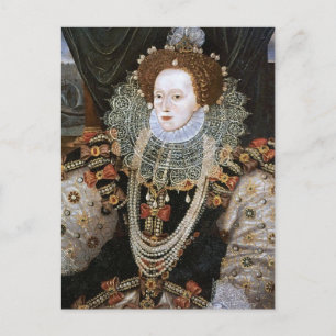 Elizabeth I Porträtt Vykort