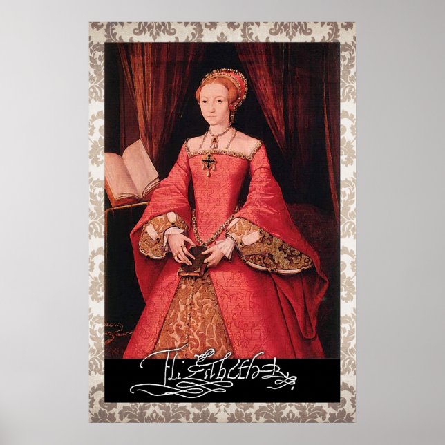 Elizabeth I som Princess Poster (Framsidan)