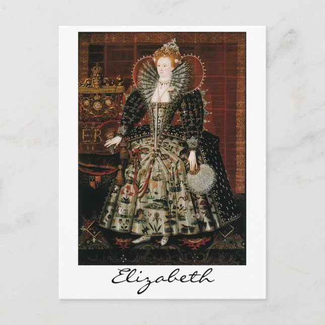 Elizabeth I Vykort (Framsida)