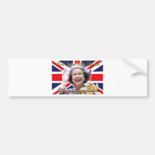 Elizabeth II för HM drottning diamantjubileum Bildekal