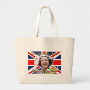 Elizabeth II för HM drottning diamantjubileum Jumbo Tygkasse