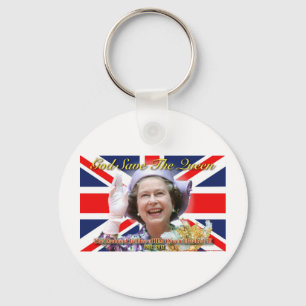 Elizabeth II för HM drottning diamantjubileum Nyckelring