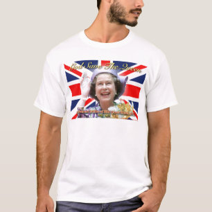 Elizabeth II för HM drottning diamantjubileum Tee Shirt