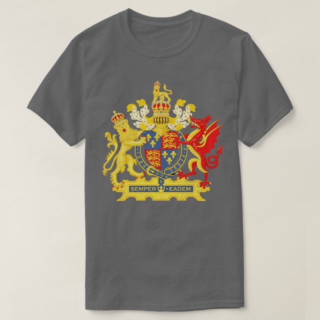 Elizabeth II Jackar om Arm T Shirt (Design framsida)