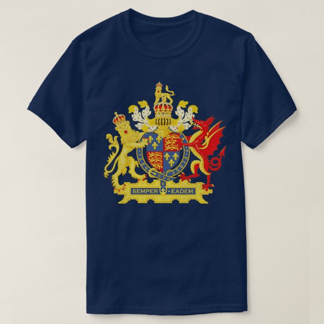 Elizabeth II Jackar om Arm T Shirt (Design framsida)