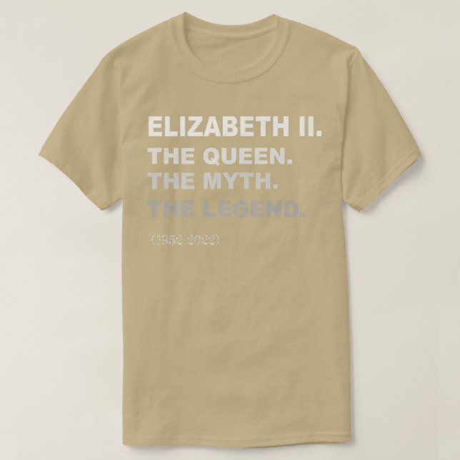 Elizabeth II Queen Legend British Krona Platinum J T Shirt (Design framsida)