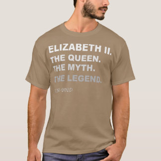 Elizabeth II Queen Legend British Krona Platinum J T Shirt