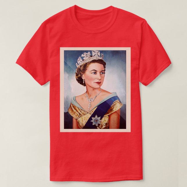 Elizabeth II x Long Live The Queen Classic T-Shirt (Design framsida)