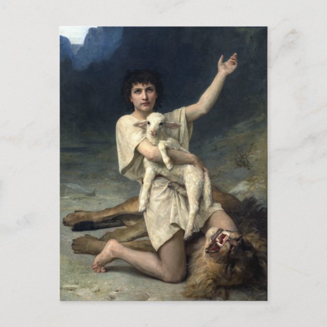 Elizabeth Jane Gardner David the Shepherd Vykort (Framsida)