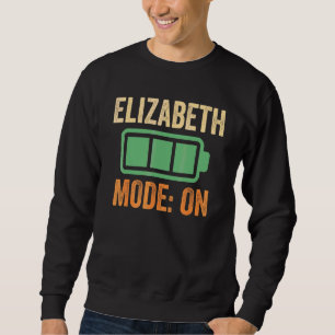 Elizabeth-läge på batteridesign lång ärmad tröja