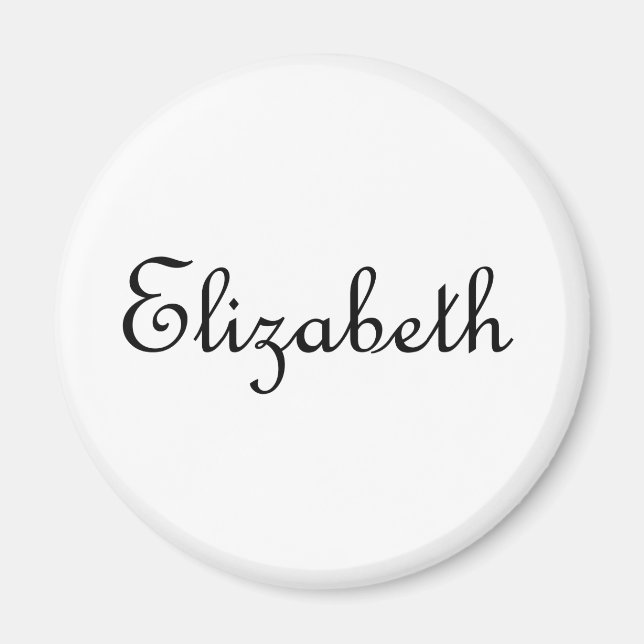 Elizabeth Magnet (Framsidan)