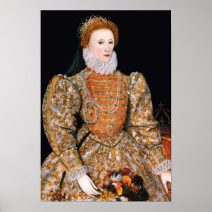 Elizabeth mig av England ("det Darnley porträtt") Poster