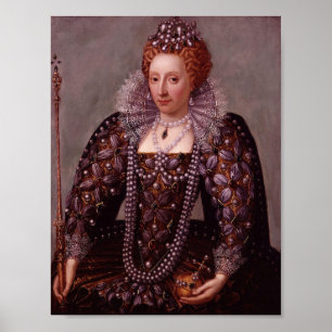 Elizabeth mig av England Poster