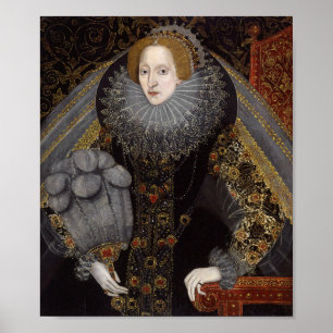 Elizabeth mig av England Poster