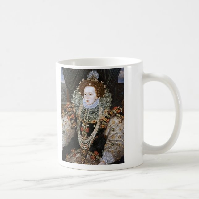 Elizabeth mig porträtt kaffemugg (Höger)