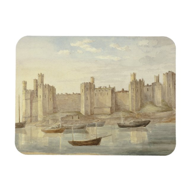 Elizabeth Murray - Caernarvon Castle Magnet (Horisontell)