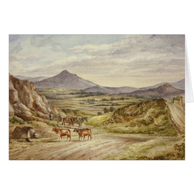 Elizabeth Murray - Wicklow Backe Hälsningskort (Framsidan Horizontal)