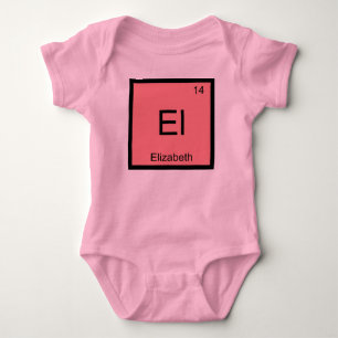Elizabeth Namn Kemi Element Periodiska Systemet T Shirt
