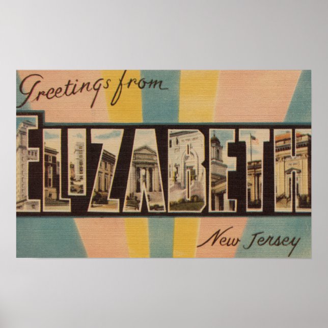 Elizabeth, New jersey - Stora Brev Scenes Poster (Framsidan)