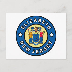 Elizabeth New Jersey Vykort