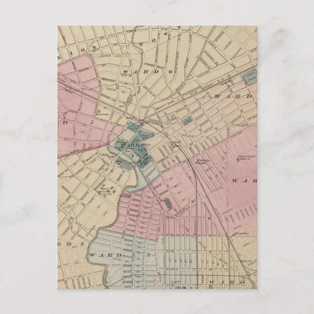 Elizabeth, NJ Vykort (Framsida)