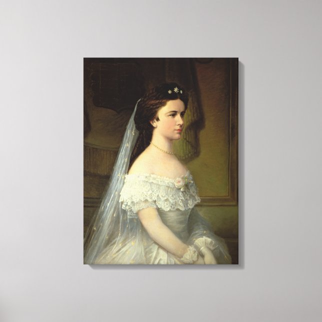 Elizabeth of Bavaria , Österrikes Empress Canvastryck (Framsida)
