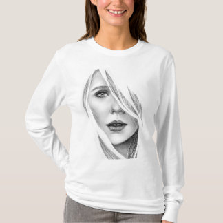 Elizabeth olsen Basic Långärmad T-Shirt
