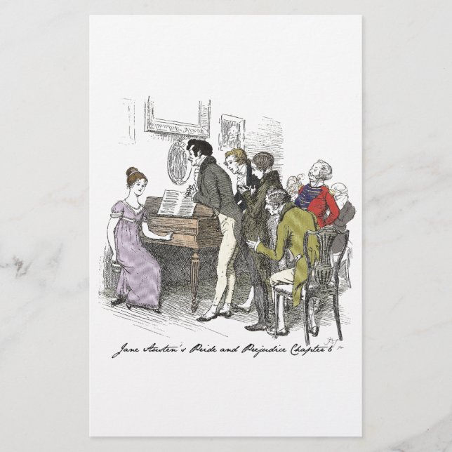 Elizabeth Performs - Jane Austen Pride & Prejudice (Framsida)