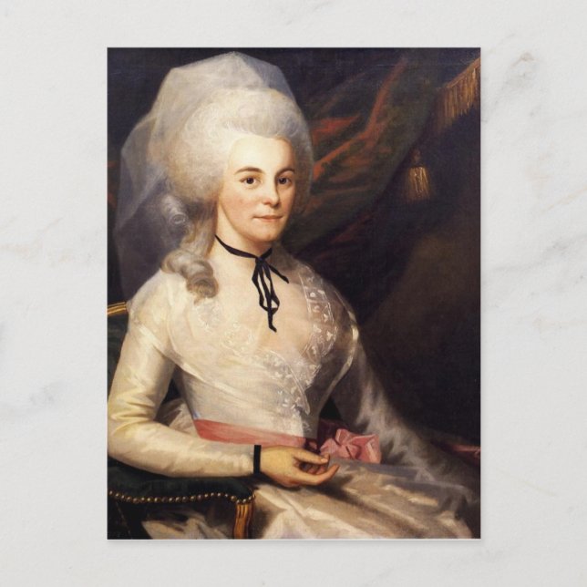 Elizabeth Schuyler Hamilton Vykort (Framsida)