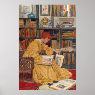 Elizabeth Shippen Grönt - Bibliotek Poster