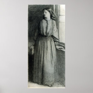 Elizabeth Siddal, maj 1854 Poster