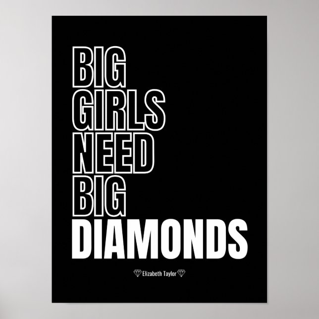 Elizabeth Taylor citerar Women Power Poster (Framsidan)