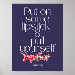 Elizabeth Taylor Inspirational Motivational Quotes Poster