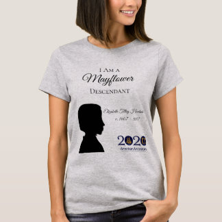 Elizabeth Tilley Howland Mayflower kvinna T-tröja T Shirt