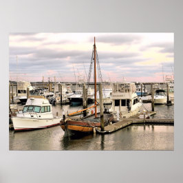 Elizabeth Tilley vid berth Poster