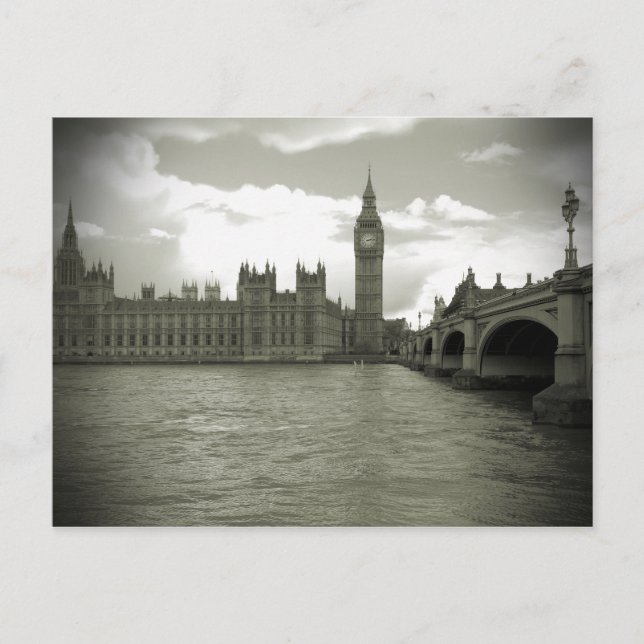 Elizabeth Torn - Big Ben Postcard Vykort (Framsida)