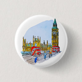 Elizabeth Tower, även kallad Big Ben Knapp