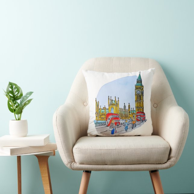 Elizabeth Tower, även kallad Big Ben Kudde (Stol)