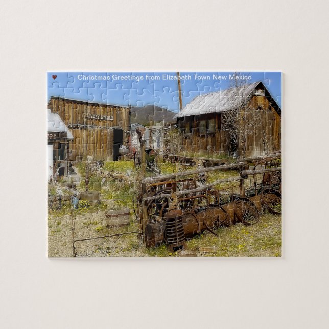 Elizabeth Town New mexico Jigszle Puzzle Pussel (Horisontell)