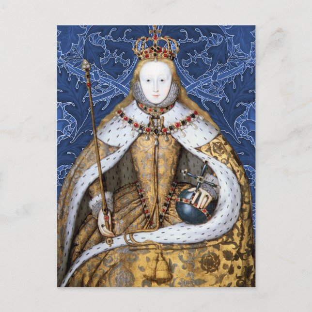 Elizabeth Tudor, Englands drottning Vykort (Framsida)
